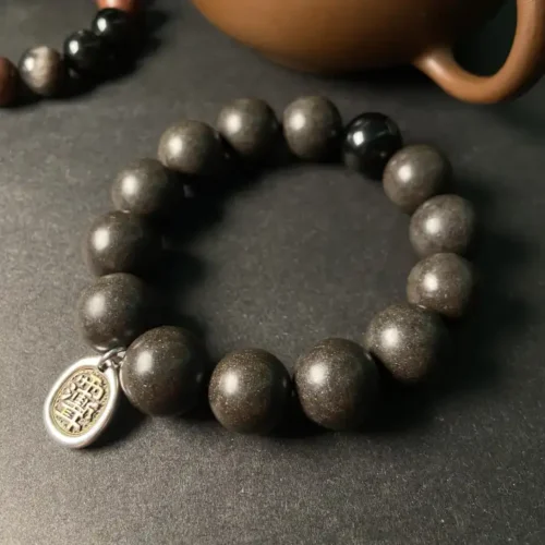 Mindful Obsidian Accent Healing Balance Bracelet