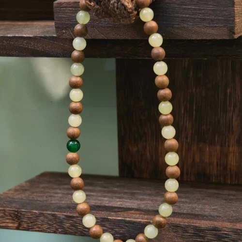 Aromatic Two-Tone Healing Inner Peace Bracelet