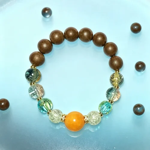 Aromatic Multicolor Bead Mix Vitality Good Fortune Bracelet