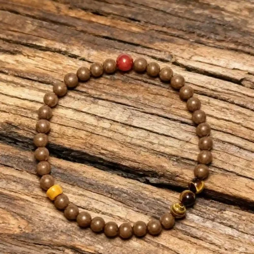 Calming Triple Stone Protection and Harmony Wellness Bracelet